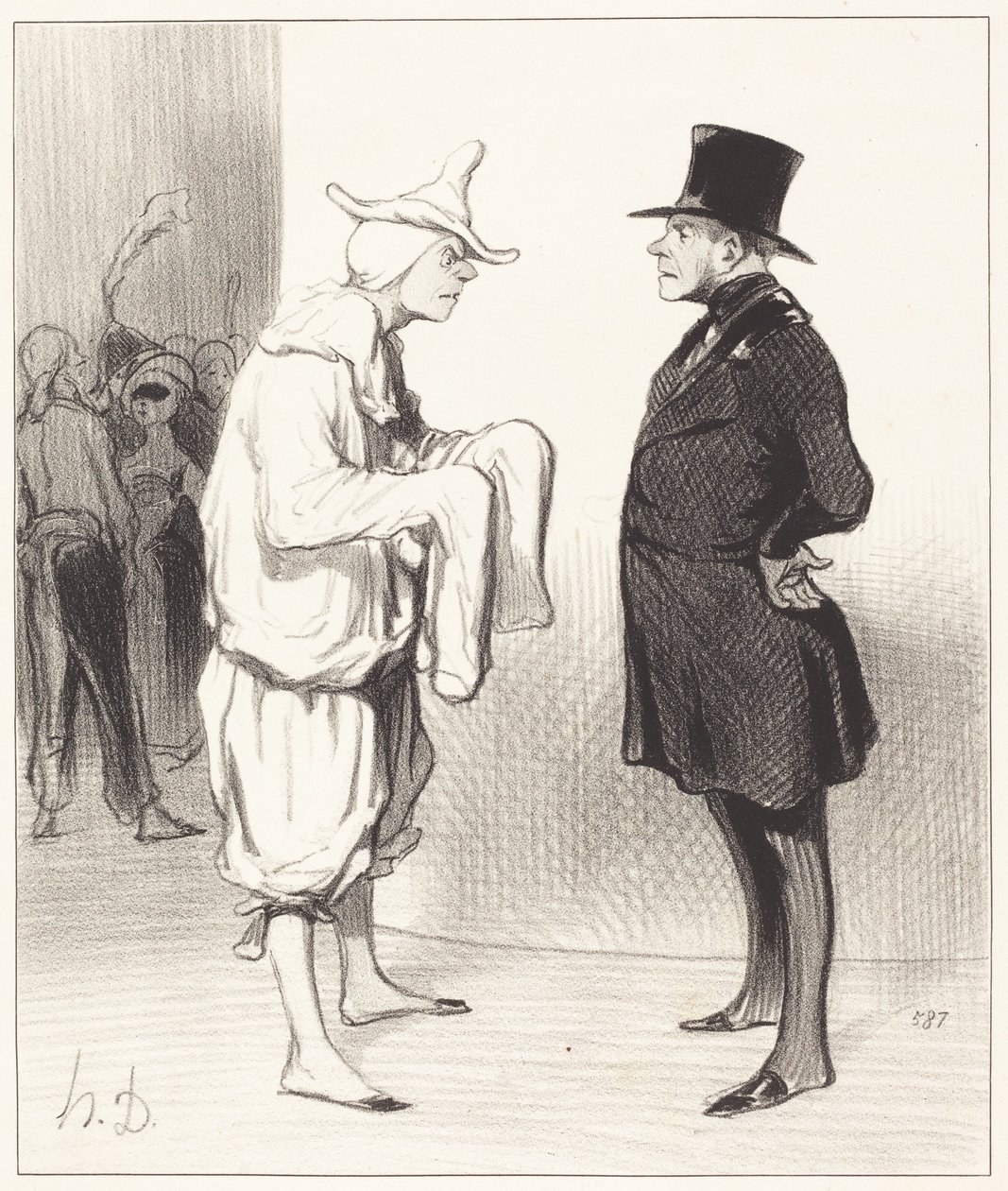Outfielderin porkkana tekijältä Honoré Daumier