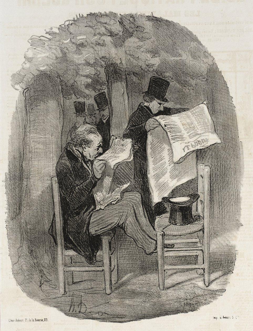 Mitä porvari on tottunut kutsumaan pieneksi huviksi tekijältä Honoré Daumier
