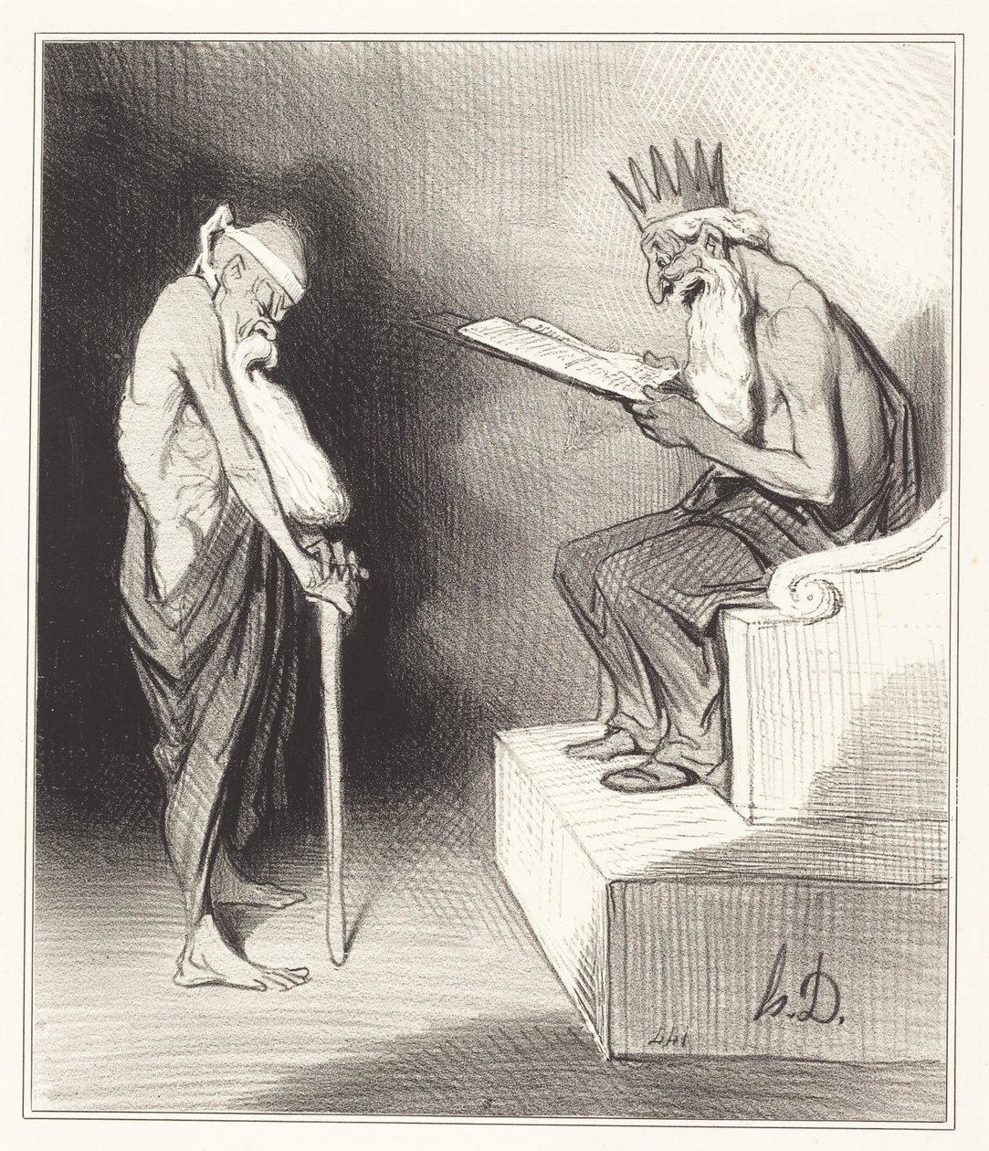 Minoksen armeliaisuus tekijältä Honoré Daumier