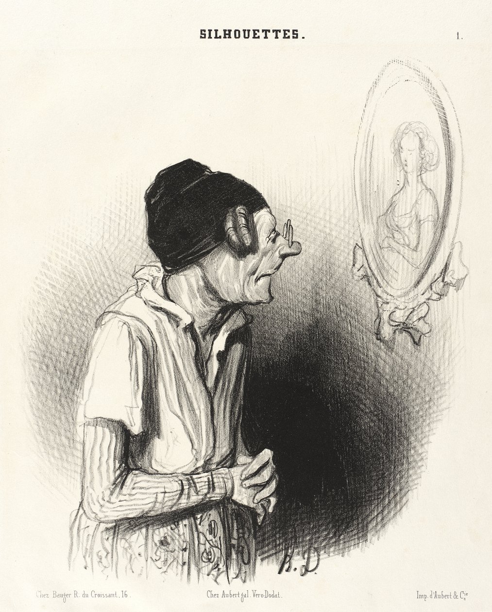Kuinka kadunkaan... tekijältä Honoré Daumier