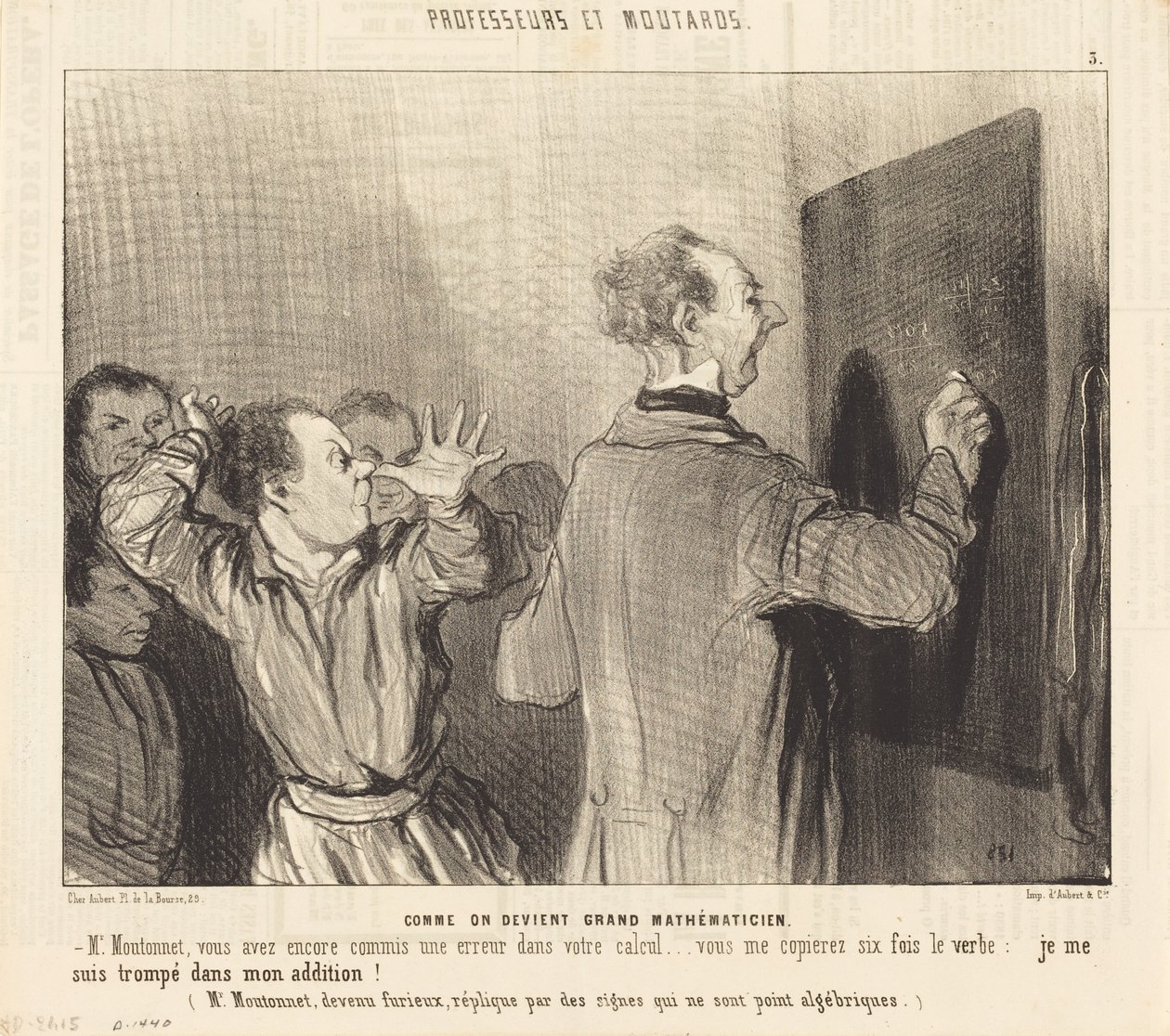 Kuinka ihmisestä tulee suuri matemaatikko tekijältä Honoré Daumier