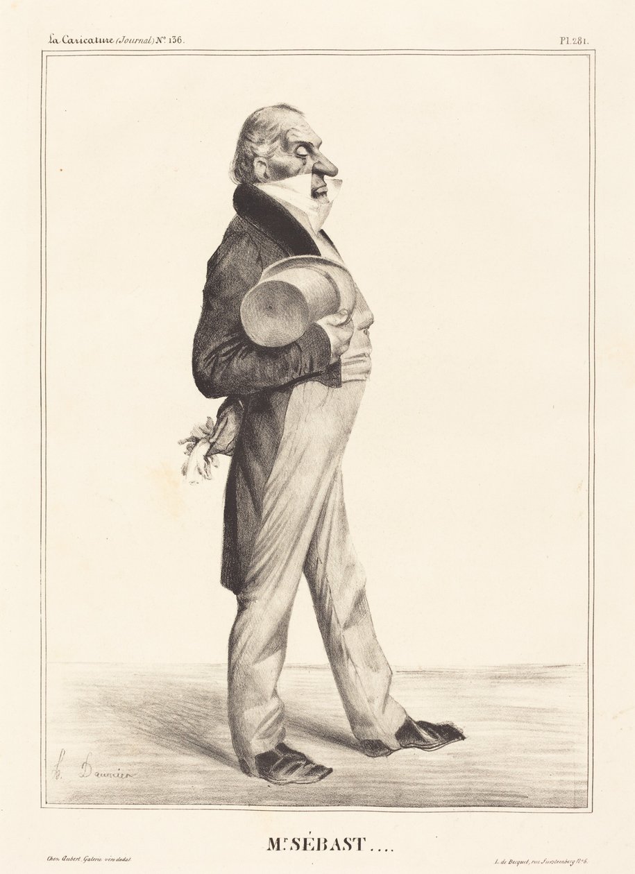 Horace Sébastiani, kreivi tekijältä Honoré Daumier