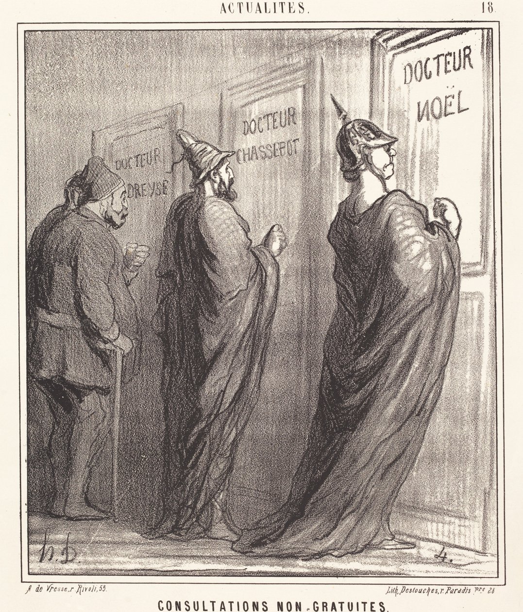 Konsultaatiot eivät ole ilmaisia tekijältä Honoré Daumier