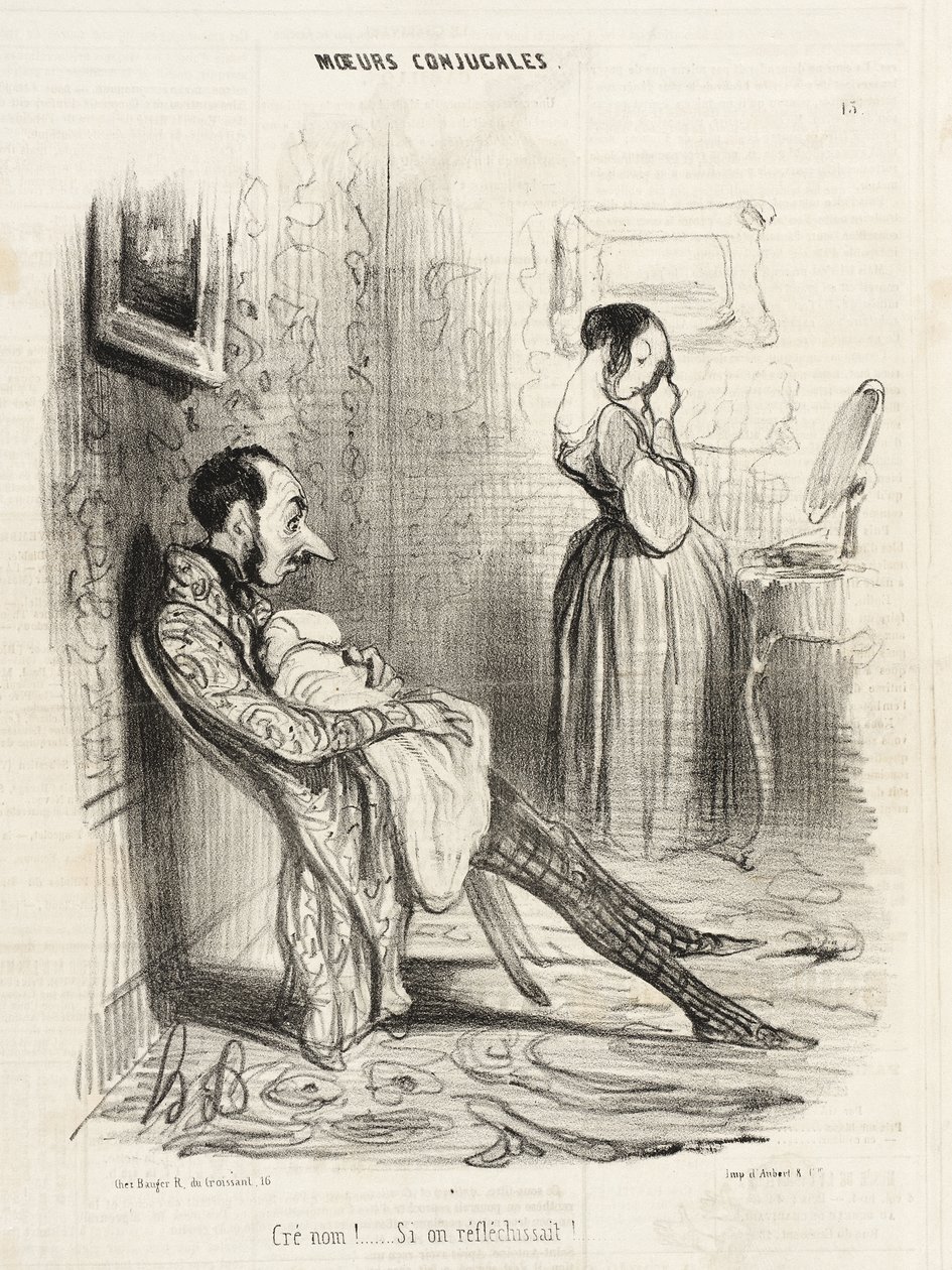 Hemmetti! ... Jos vain ajattelisi! ... tekijältä Honoré Daumier