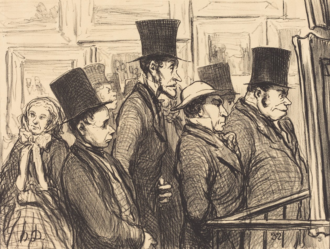 Kristus... onpas siinä hyvin rakennettu härkä!... tekijältä Honoré Daumier