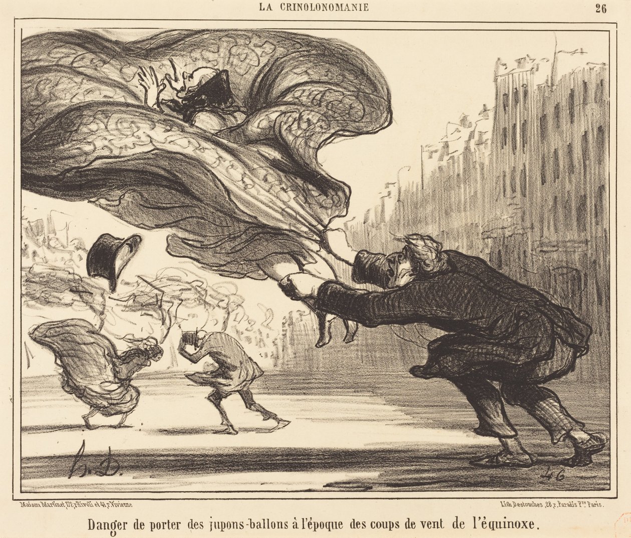 Vanneham... käyttämisen vaara tekijältä Honoré Daumier