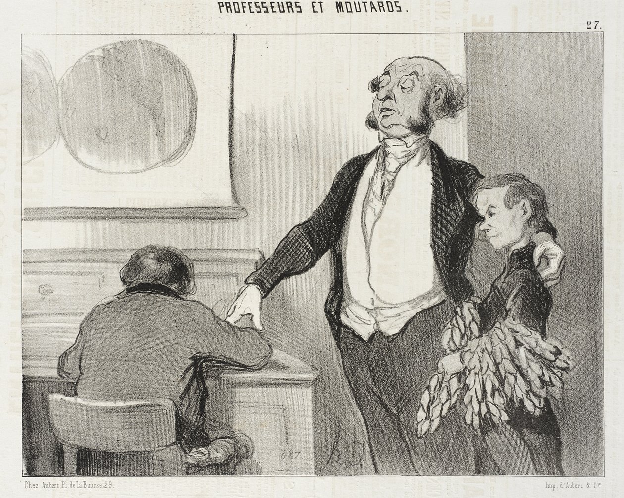 Tässä mainoksessa, jonka aiotte lähettää kaikkiin sanomalehtiin tekijältä Honoré Daumier