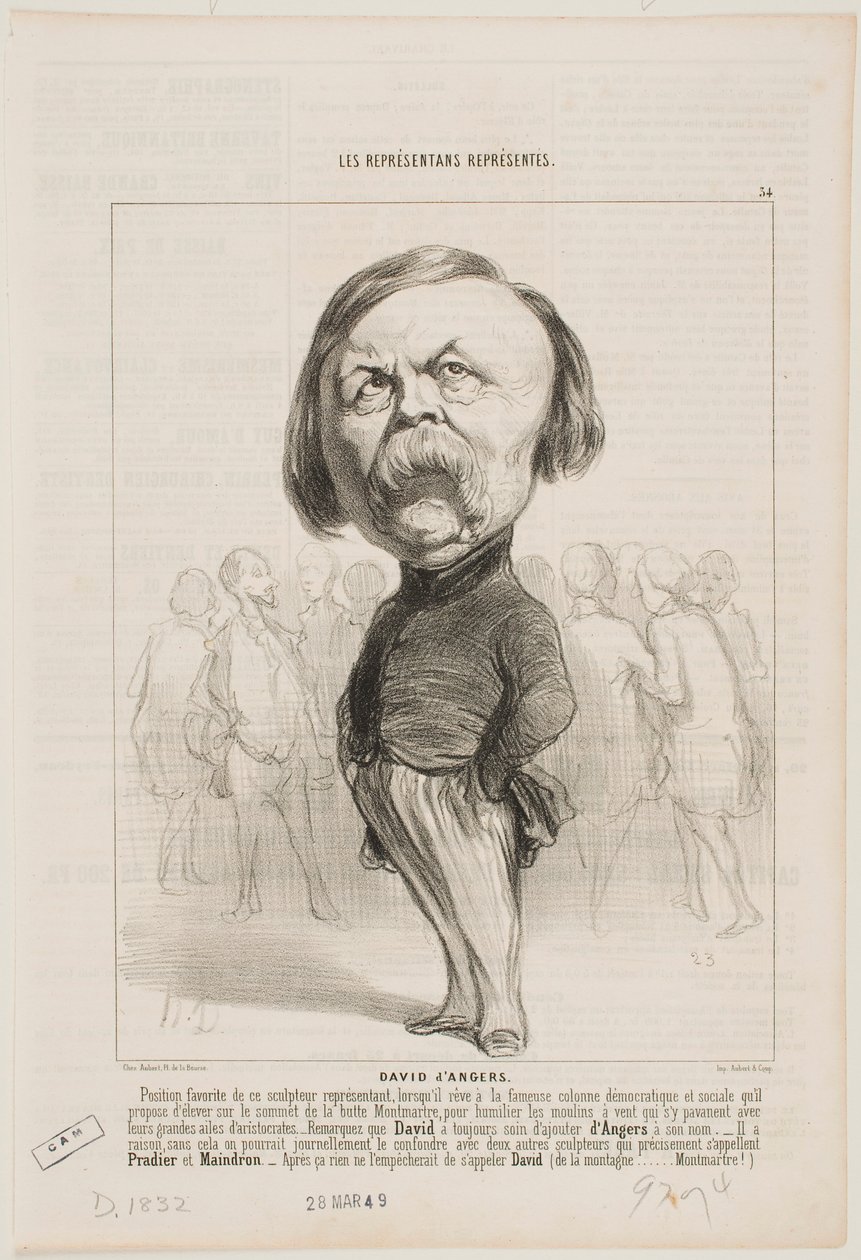 David D’Angers tekijältä Honoré Daumier