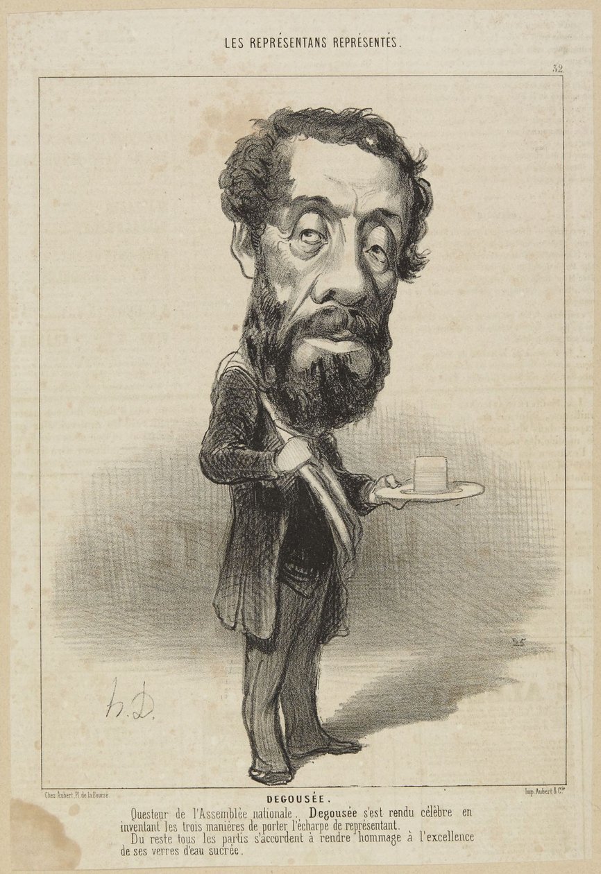 "Dégousé" tekijältä Honoré Daumier