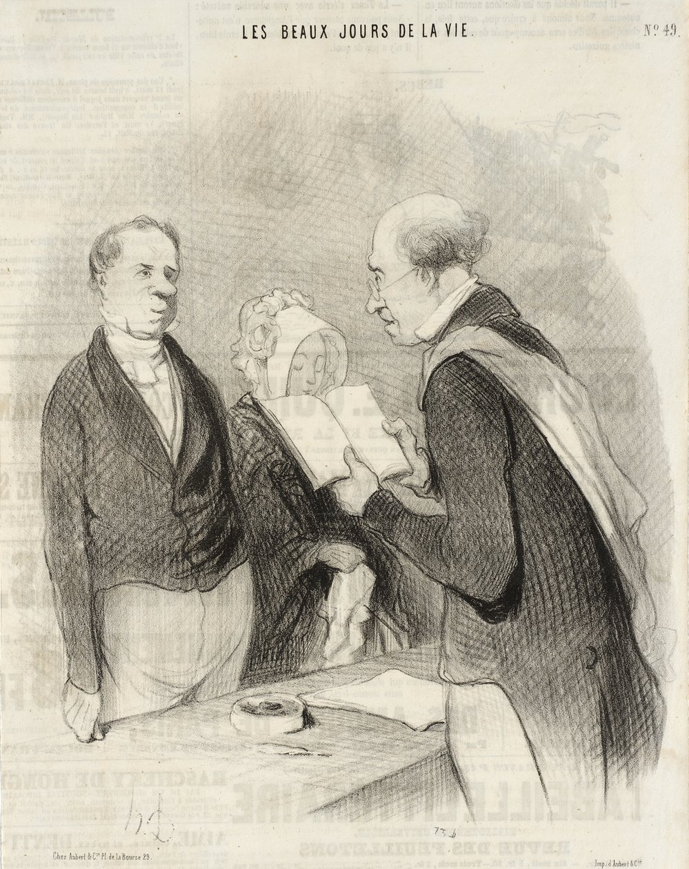 Herra pormestarin edessä tekijältä Honoré Daumier