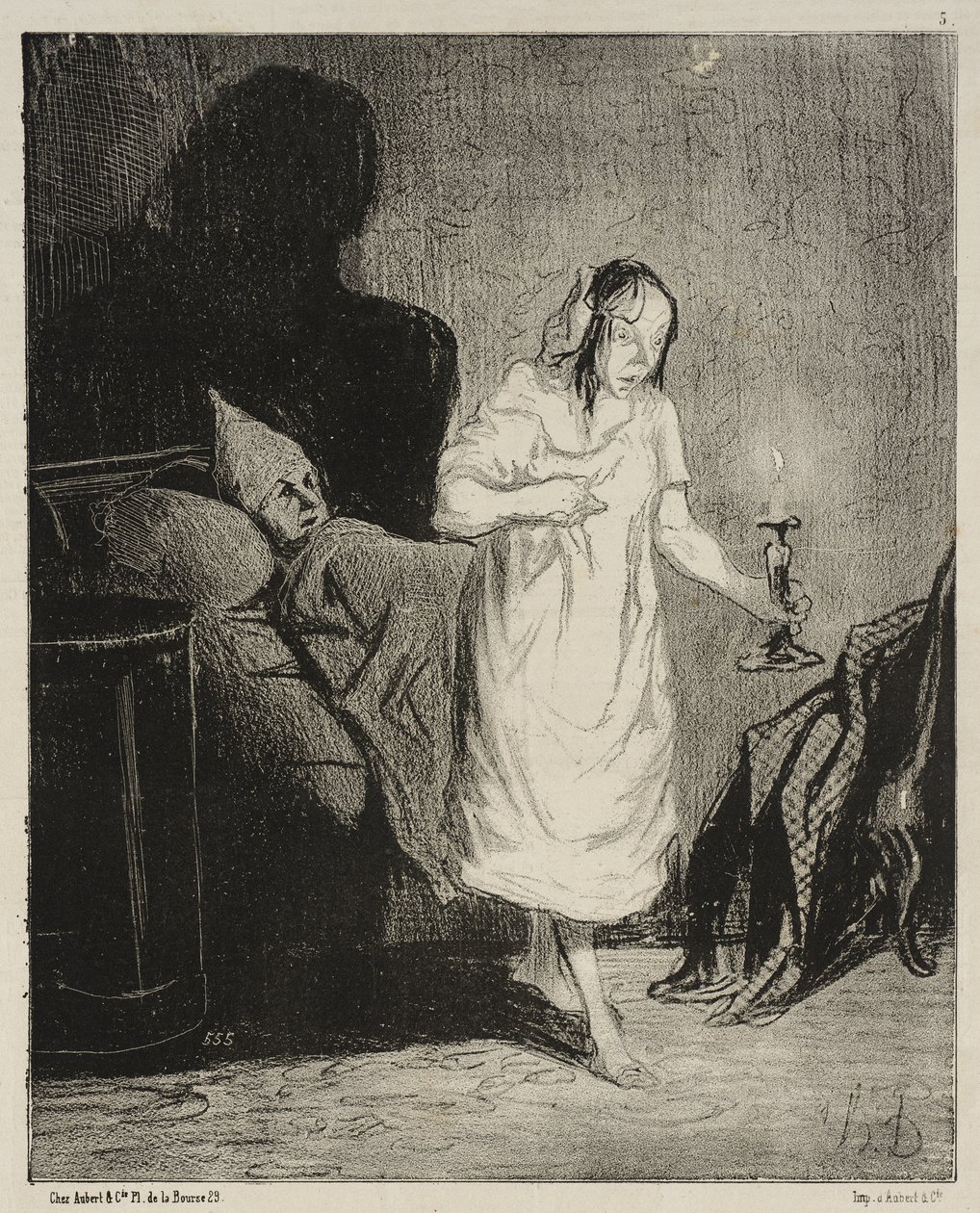 Kuulehan, Bichette ... mitä oikein ajattelet ... tekijältä Honoré Daumier