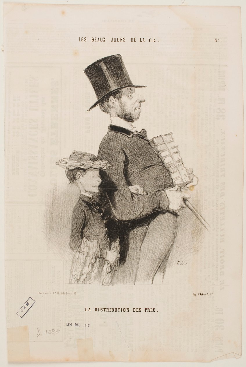 Palkintojen jako tekijältä Honoré Daumier