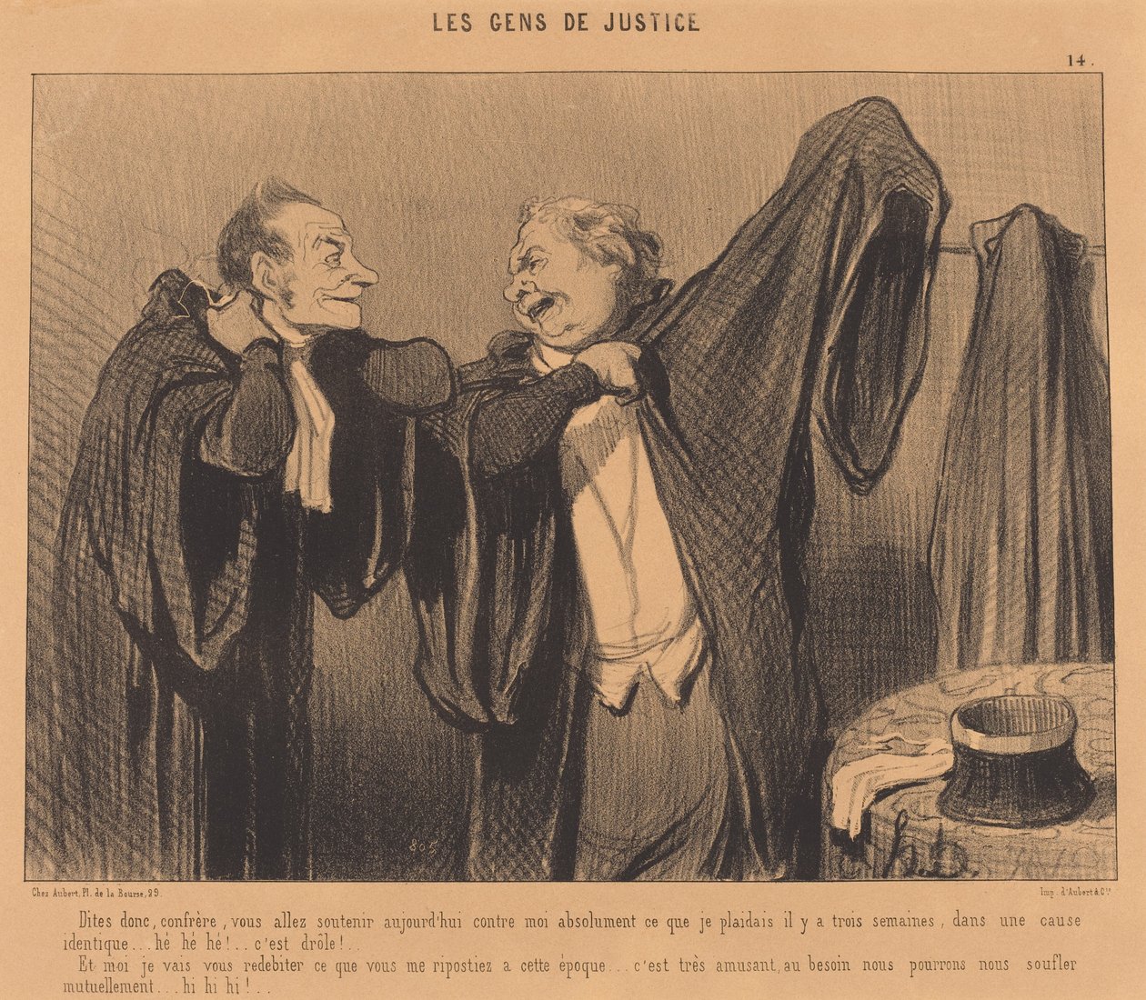 Sagen Sie mal, Kollege, Sie werden unterstützen... tekijältä Honoré Daumier