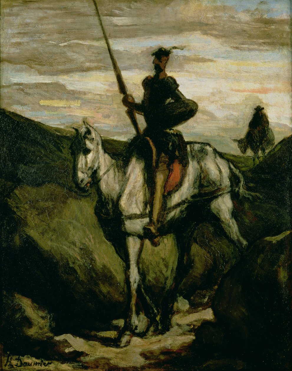 Don Quijote tekijältä Honoré Daumier