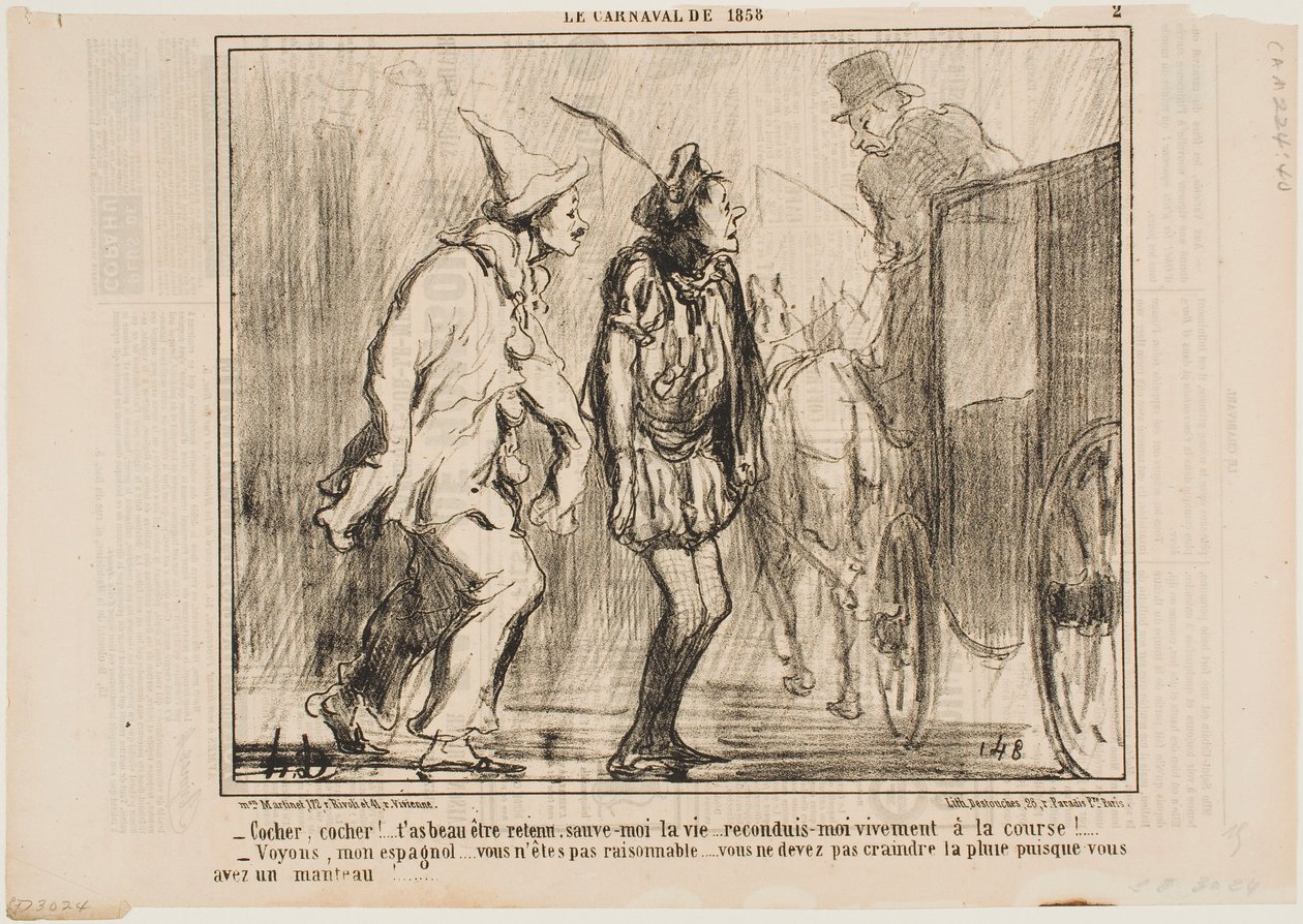 Ajuri, ajuri, ette voi torjua minua tekijältä Honoré Daumier