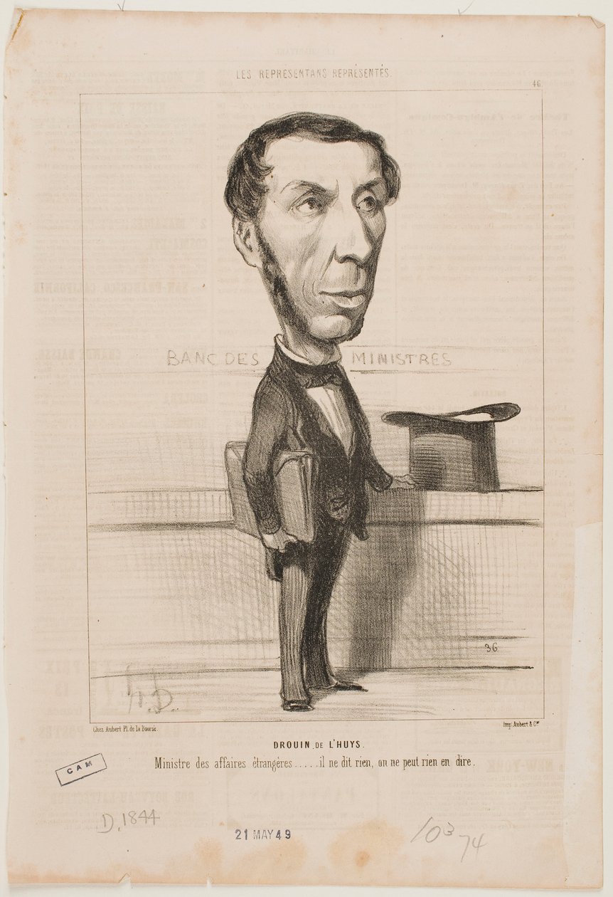 Drouin de L’Huys tekijältä Honoré Daumier