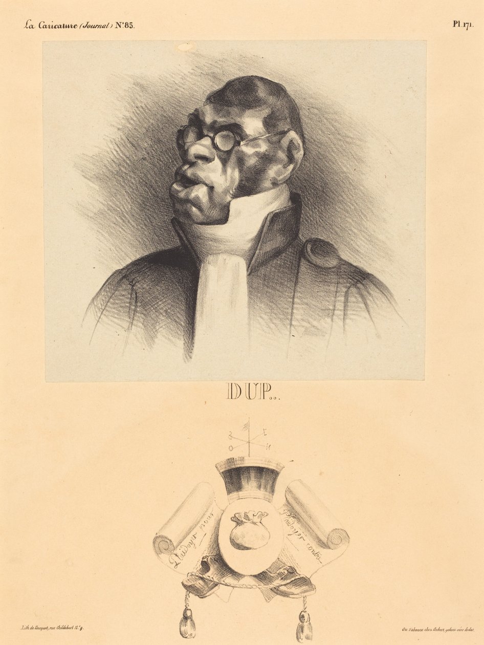 Vanhempi Dupin tekijältä Honoré Daumier