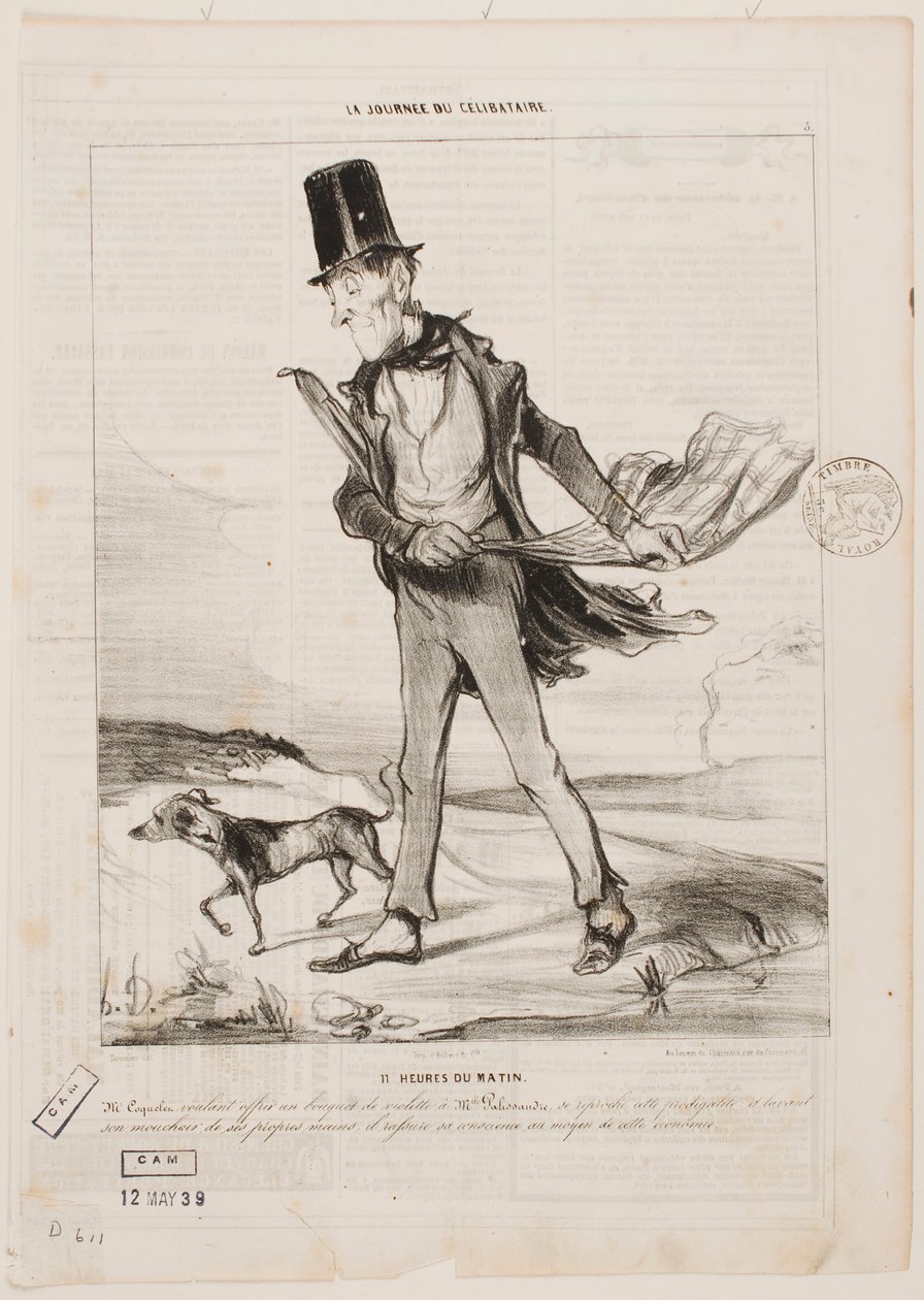 Kello yksitoista aamulla tekijältä Honoré Daumier