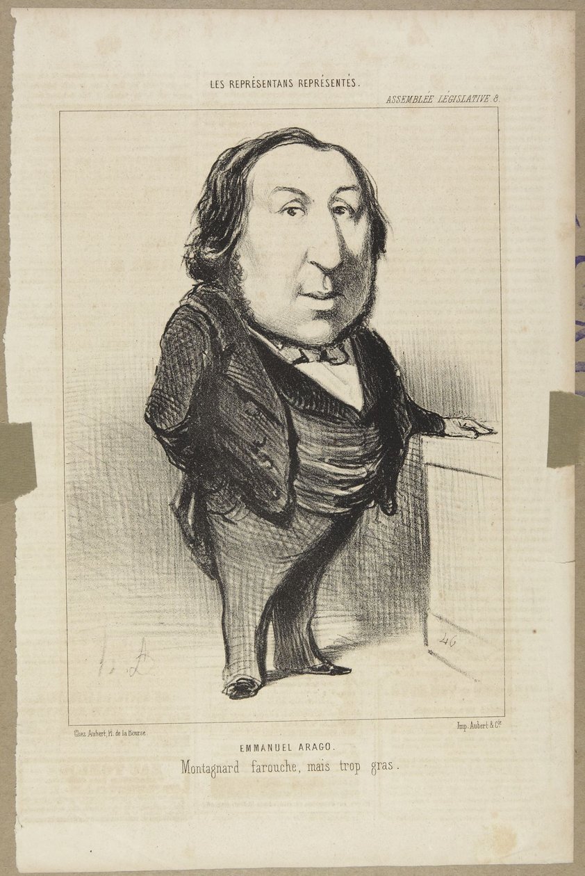 "Emmanuel Arago" tekijältä Honoré Daumier