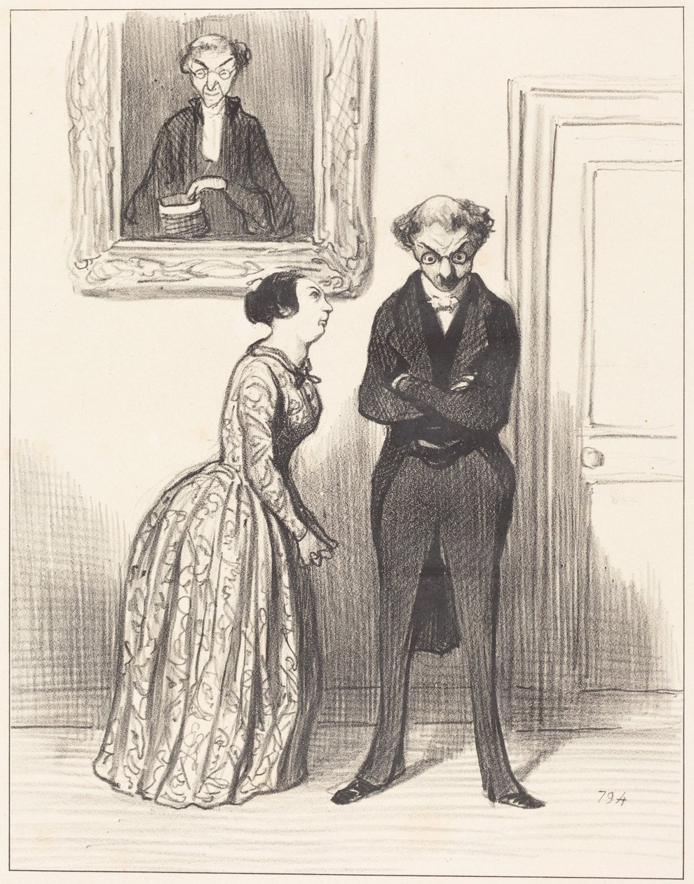 Ja ajatella, että on kolme... syytettyä, joita en saanut tuomituiksi!... tekijältä Honoré Daumier