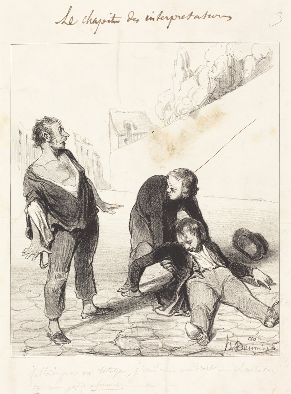 Minua ei olisi pitänyt sinutella, olen... tekijältä Honoré Daumier