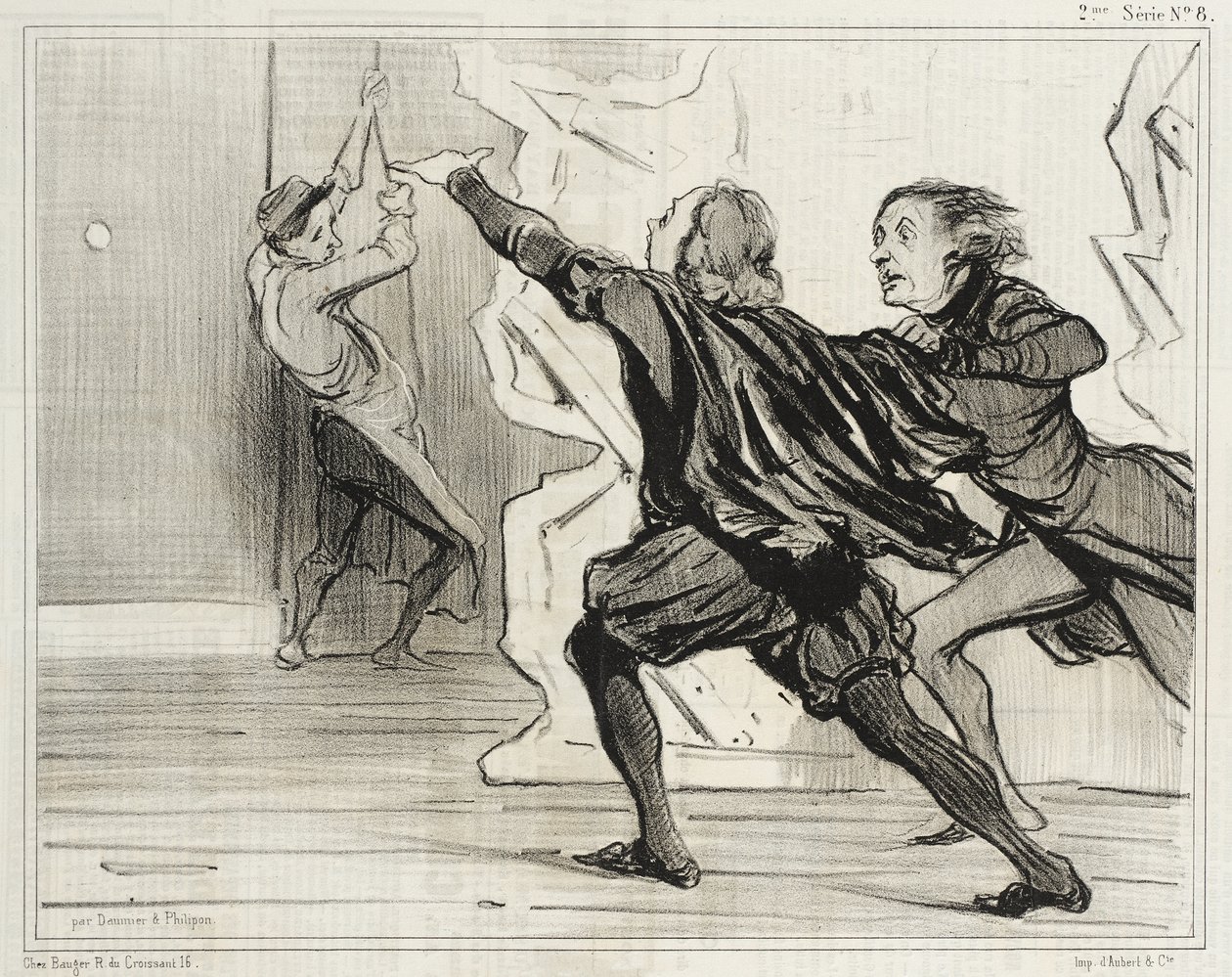 Draamallinen farssi... tekijältä Honoré Daumier