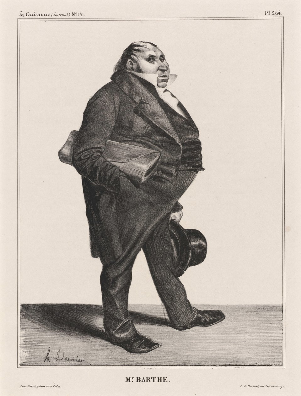 Félix Barthe tekijältä Honoré Daumier