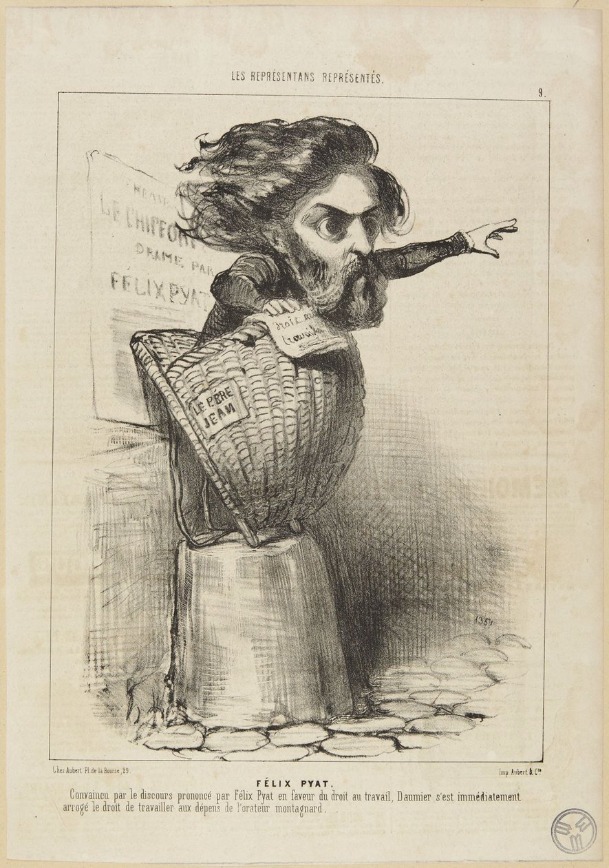 Felix Pyat tekijältä Honoré Daumier