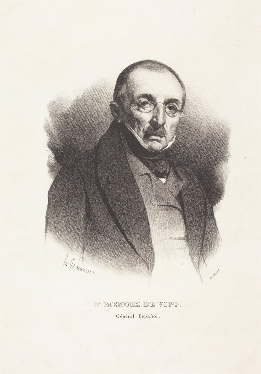 Kenraali P. Mendez Vigo tekijältä Honoré Daumier
