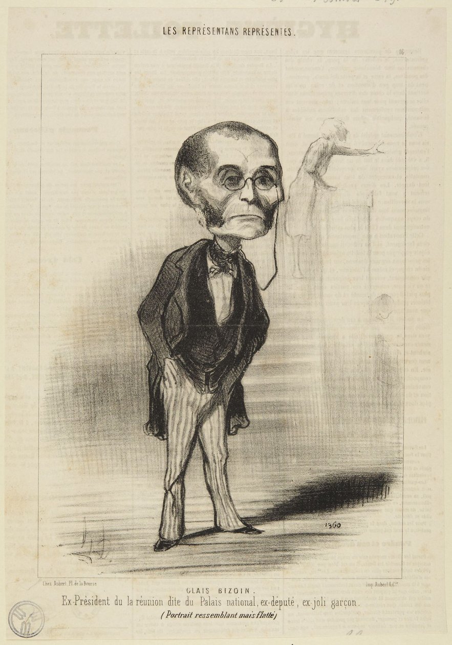 "Glais-Bizoin" tekijältä Honoré Daumier
