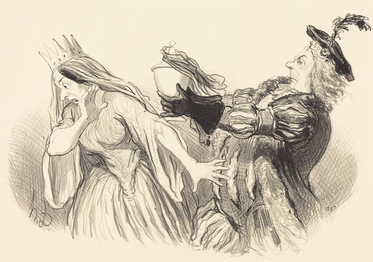Hamlet tekijältä Honoré Daumier