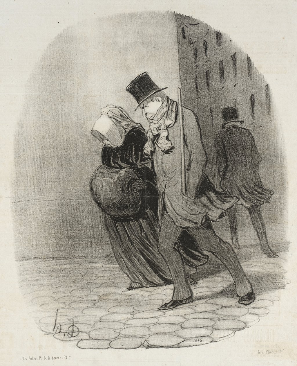 Kahdeksan astetta pakkasta tekijältä Honoré Daumier