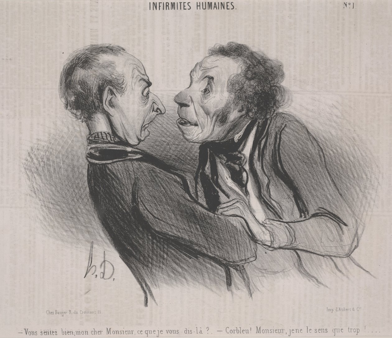 Inhimilliset heikkoudet, ei. 1 tekijältä Honoré Daumier