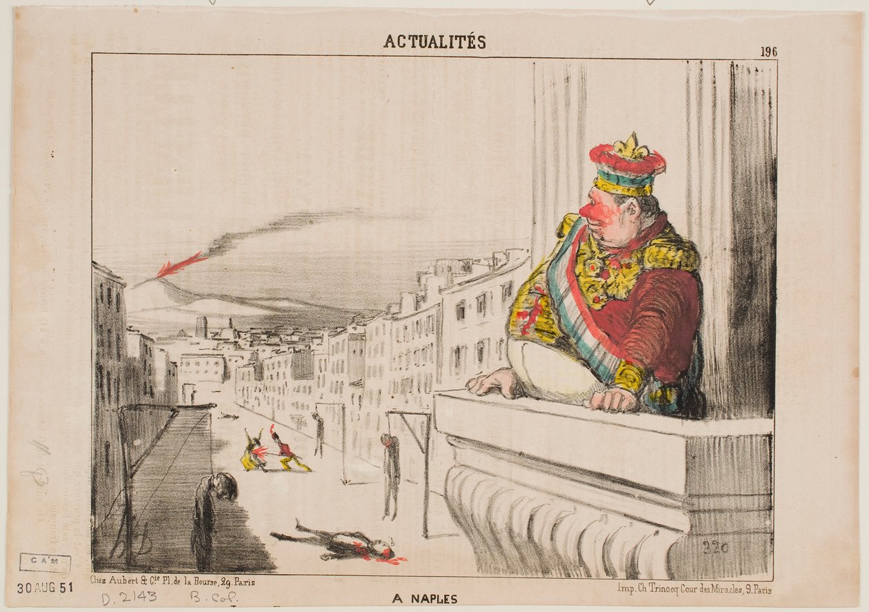 Napolissa tekijältä Honoré Daumier
