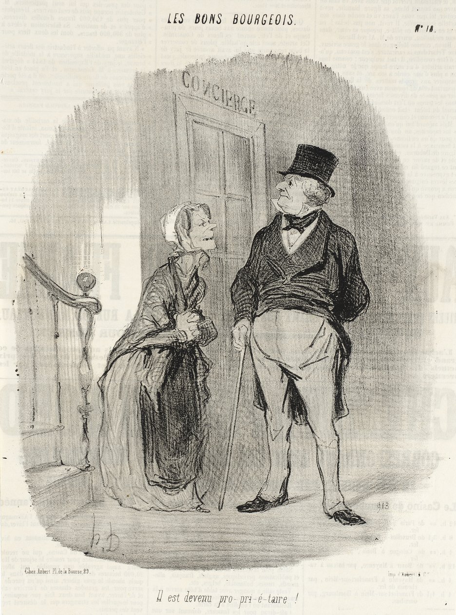 Hänestä on tullut omistaja! tekijältä Honoré Daumier