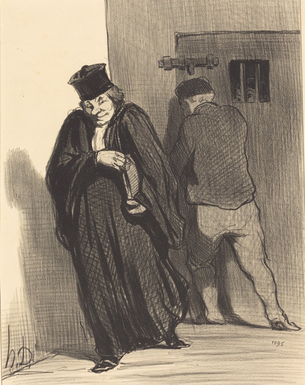 Näyttää siltä, että miekkoseni on suuri lurjus... tekijältä Honoré Daumier