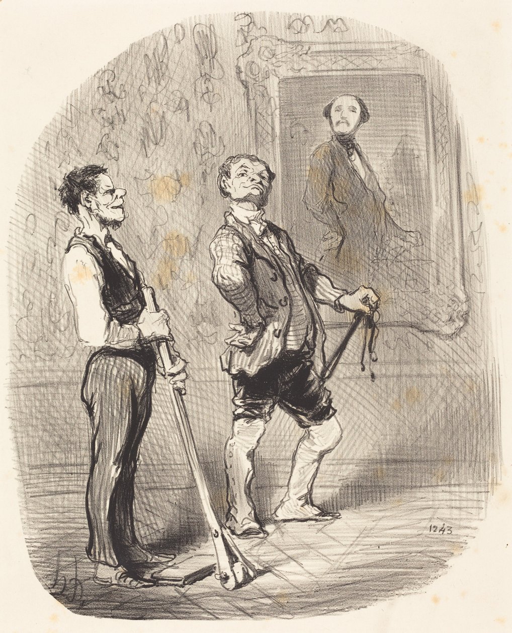 Kolme kuukautta sitten herra varakreivi poseerasi... näin... tekijältä Honoré Daumier