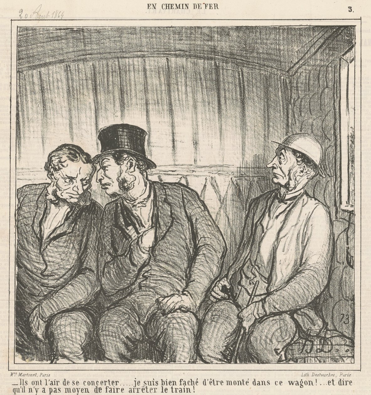 He näyttävät toimivan yhdessä... tekijältä Honoré Daumier