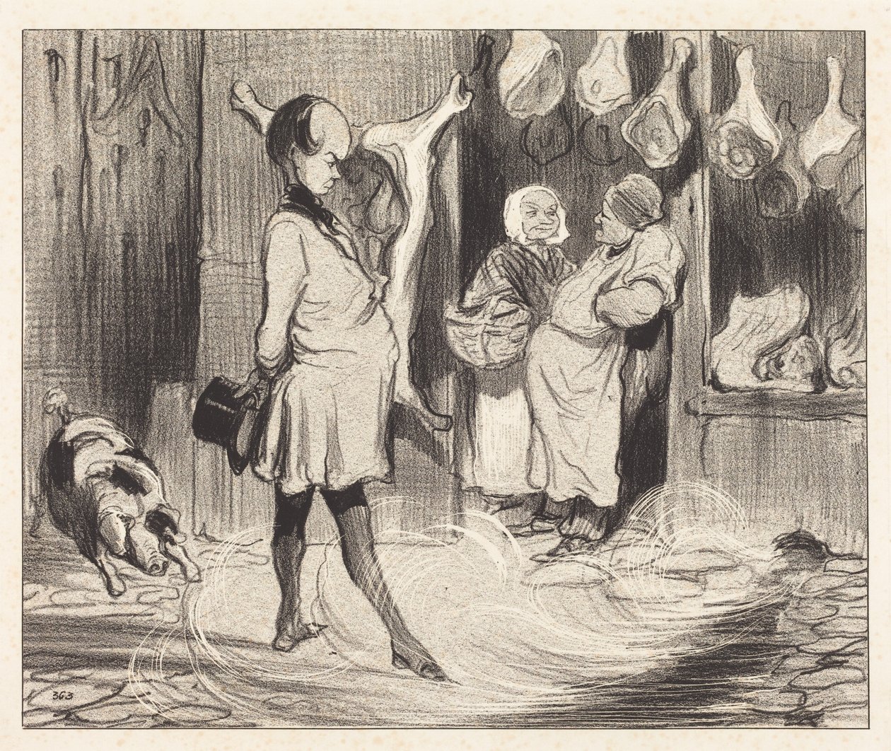 Suuren runoilijan matkavaikutelmia tekijältä Honoré Daumier