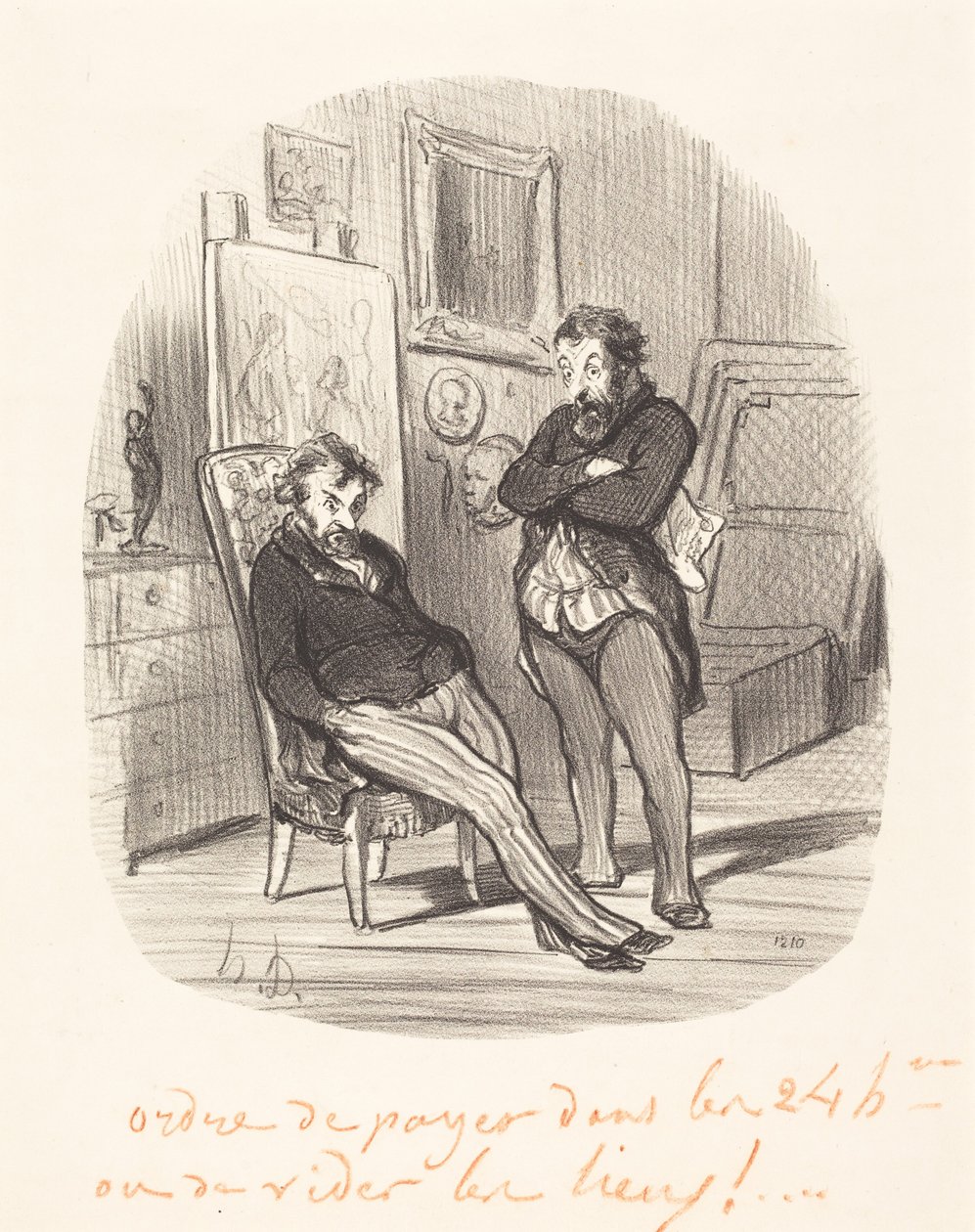 Huonon maalauksen lähettämisen haitta... tekijältä Honoré Daumier