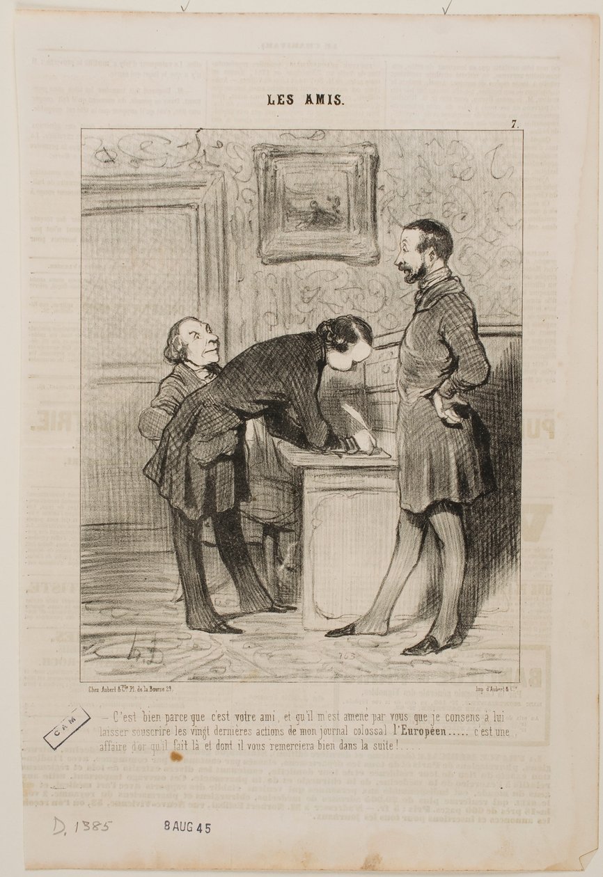 Se johtuu vain siitä, että hän on ystäväsi... tekijältä Honoré Daumier