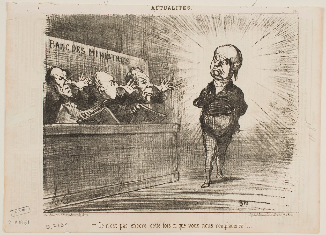 Ei ole vielä teidän vuoronne korvata meitä. tekijältä Honoré Daumier