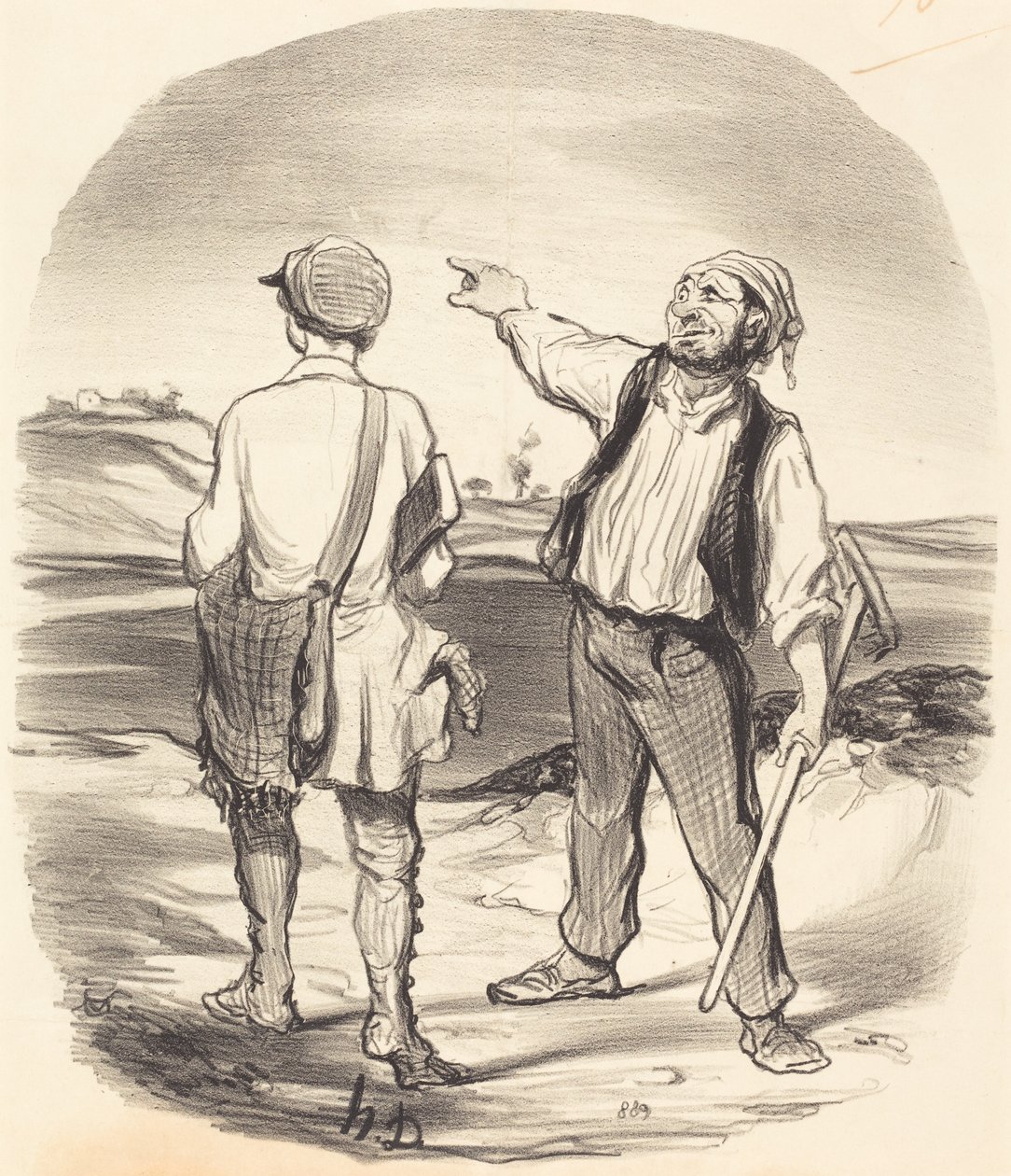 Näin jäniksen... kahdeksan päivää sitten! tekijältä Honoré Daumier