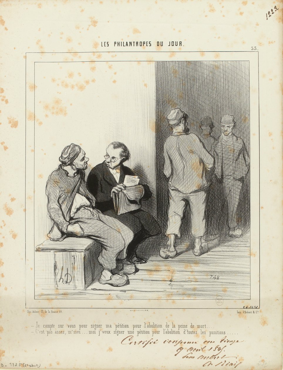 Luotan siihen, että allekirjoitatte vetoomukseni... / 33 tekijältä Honoré Daumier