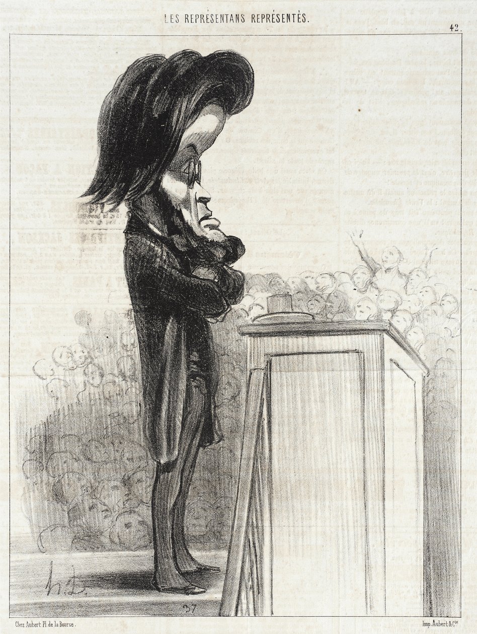 Jules Favre tekijältä Honoré Daumier