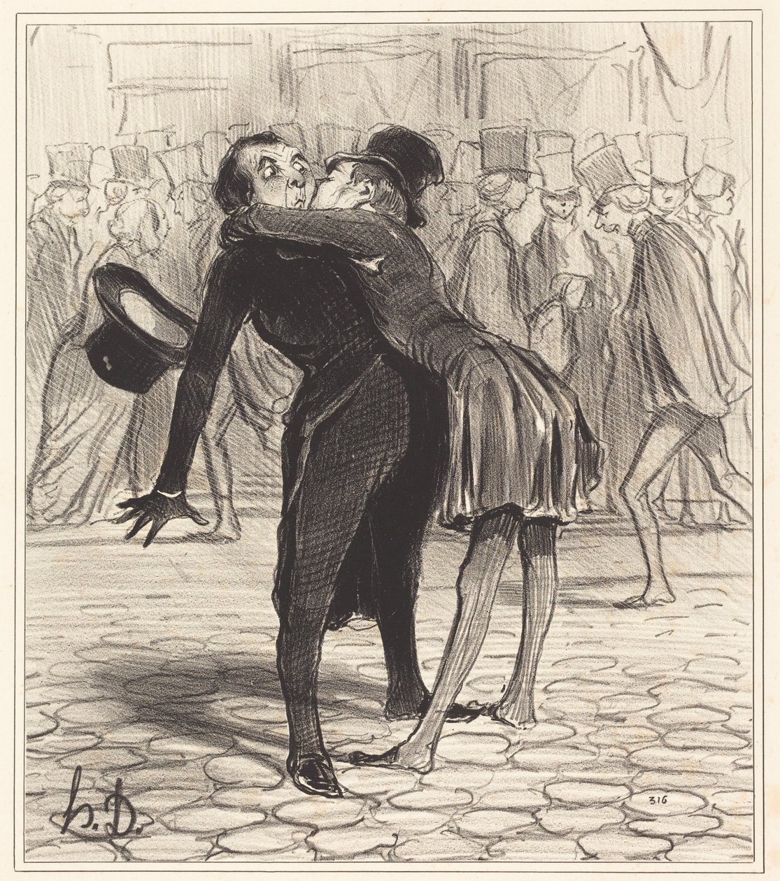 yliopiston ystävä tekijältä Honoré Daumier