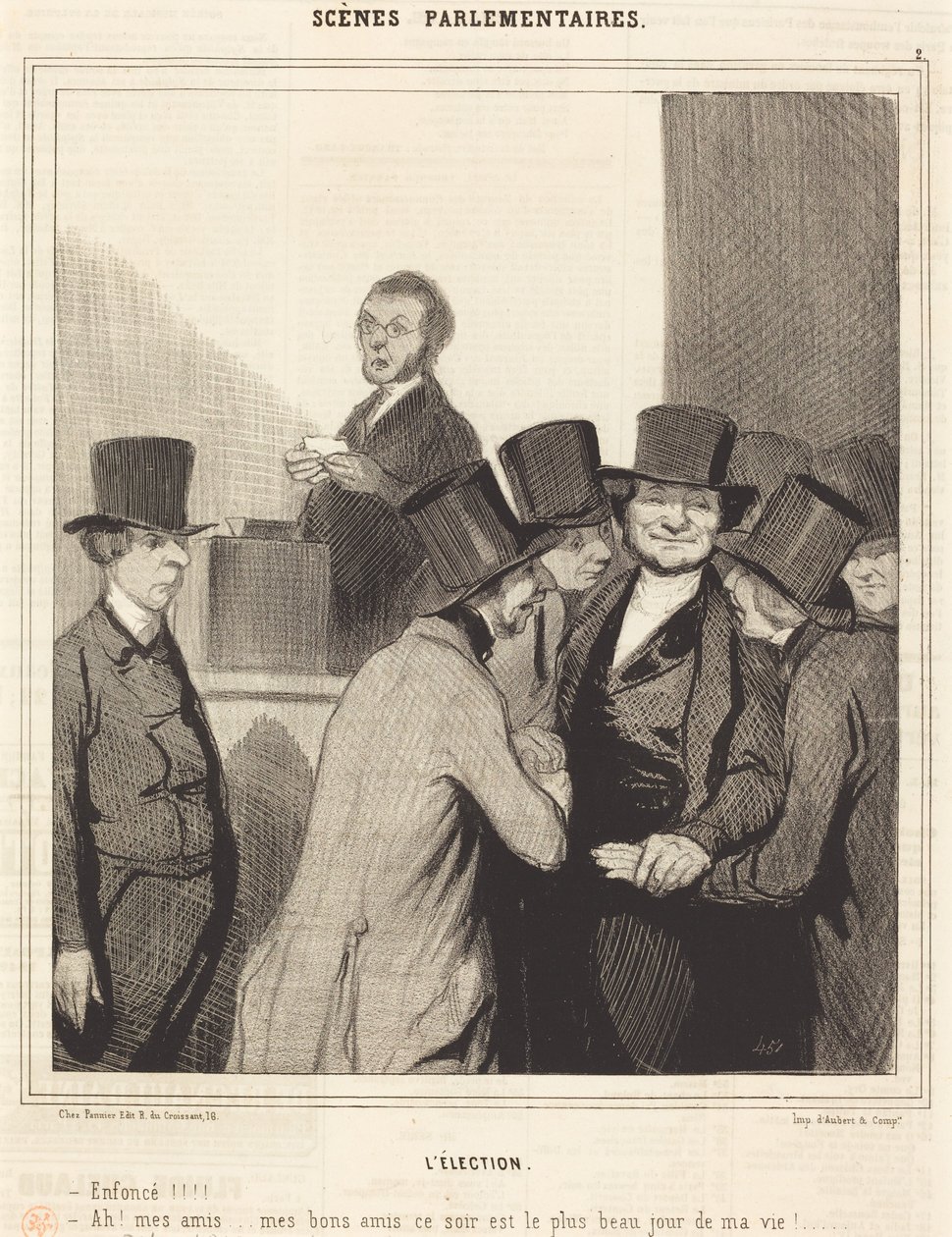 Vaalit tekijältä Honoré Daumier