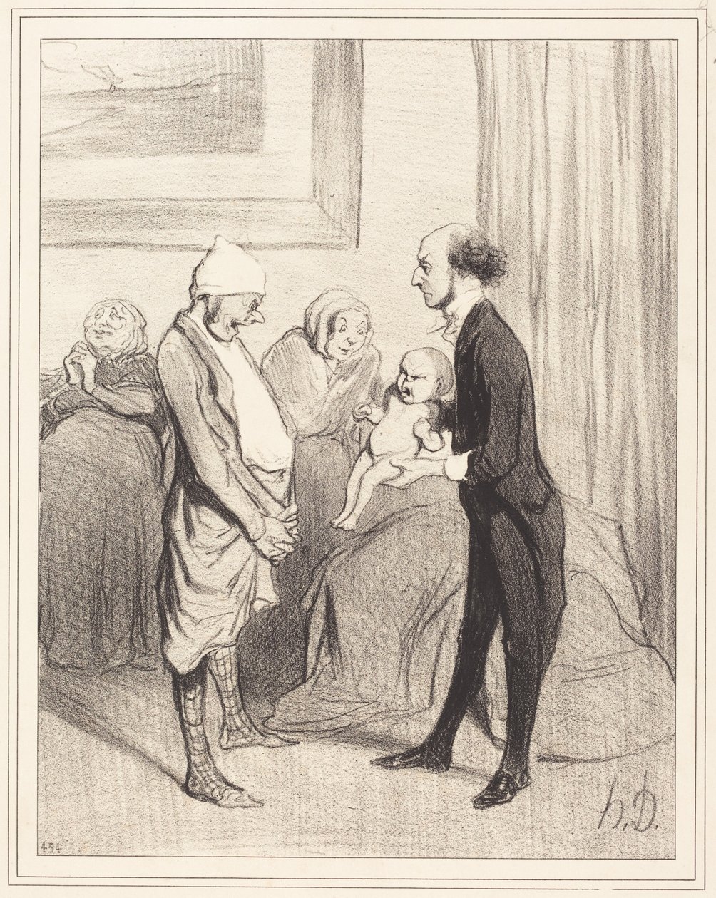 Astuminen elämään tekijältä Honoré Daumier