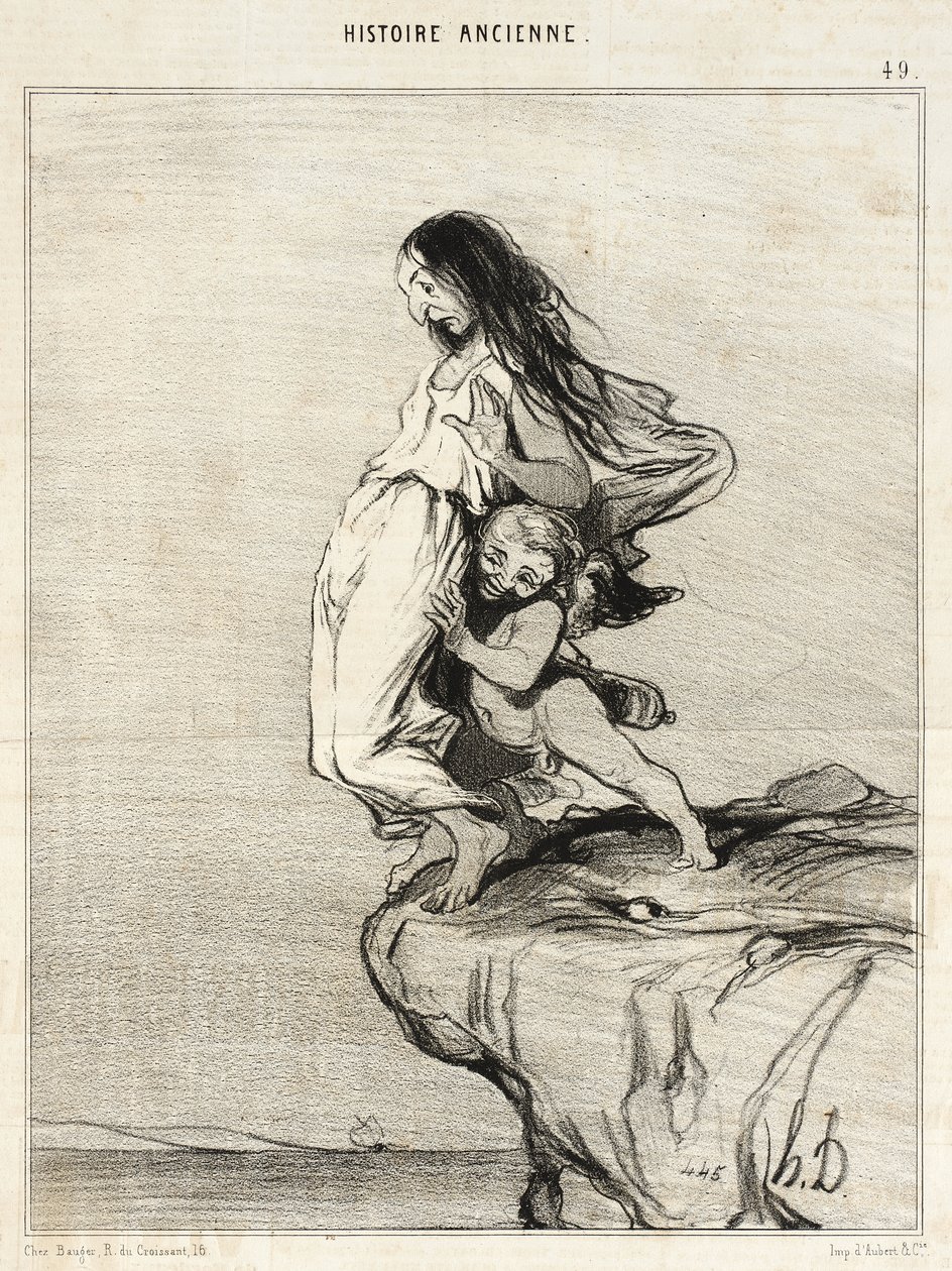 Sapfon kuolema tekijältä Honoré Daumier