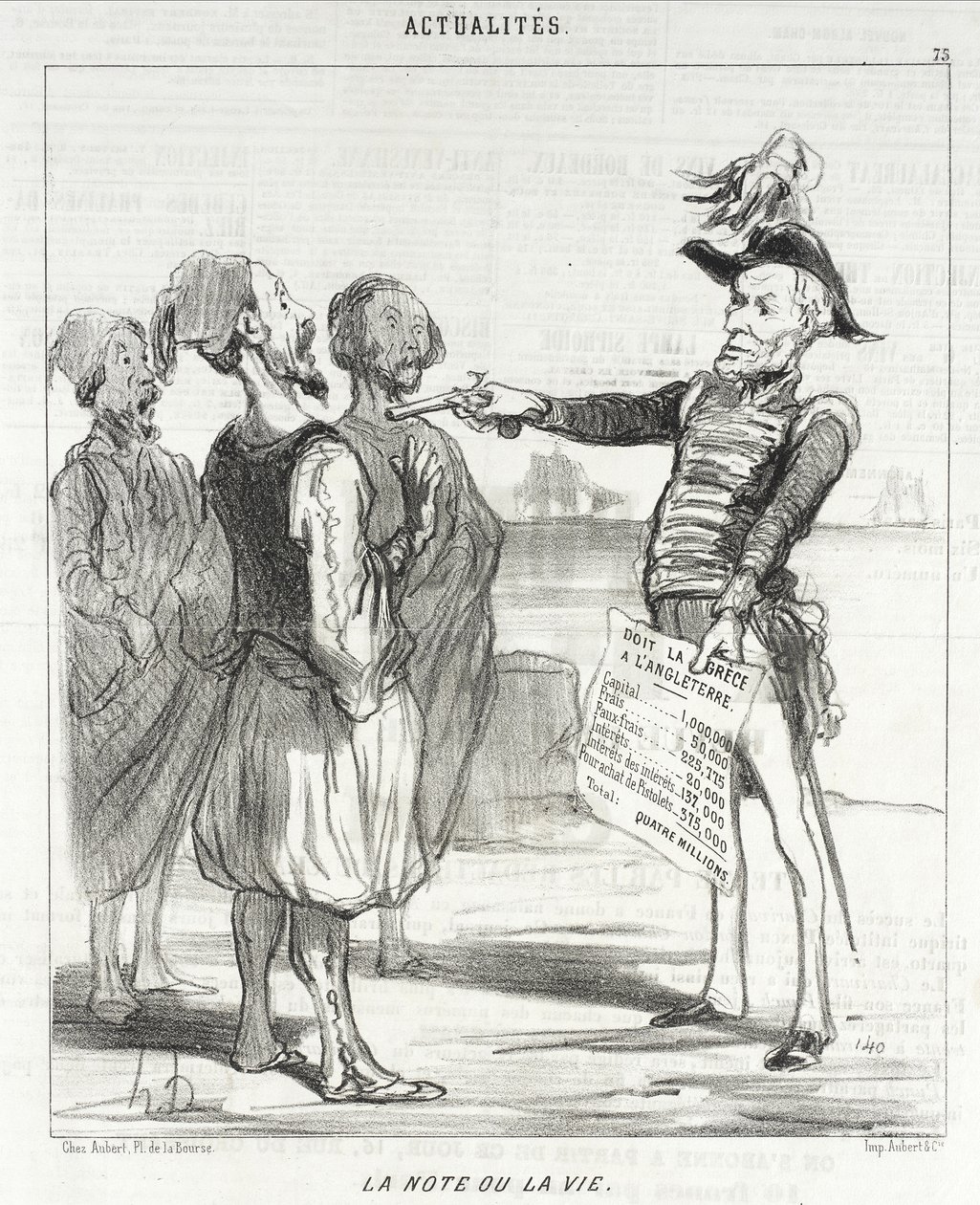 Rahat tai henki tekijältä Honoré Daumier